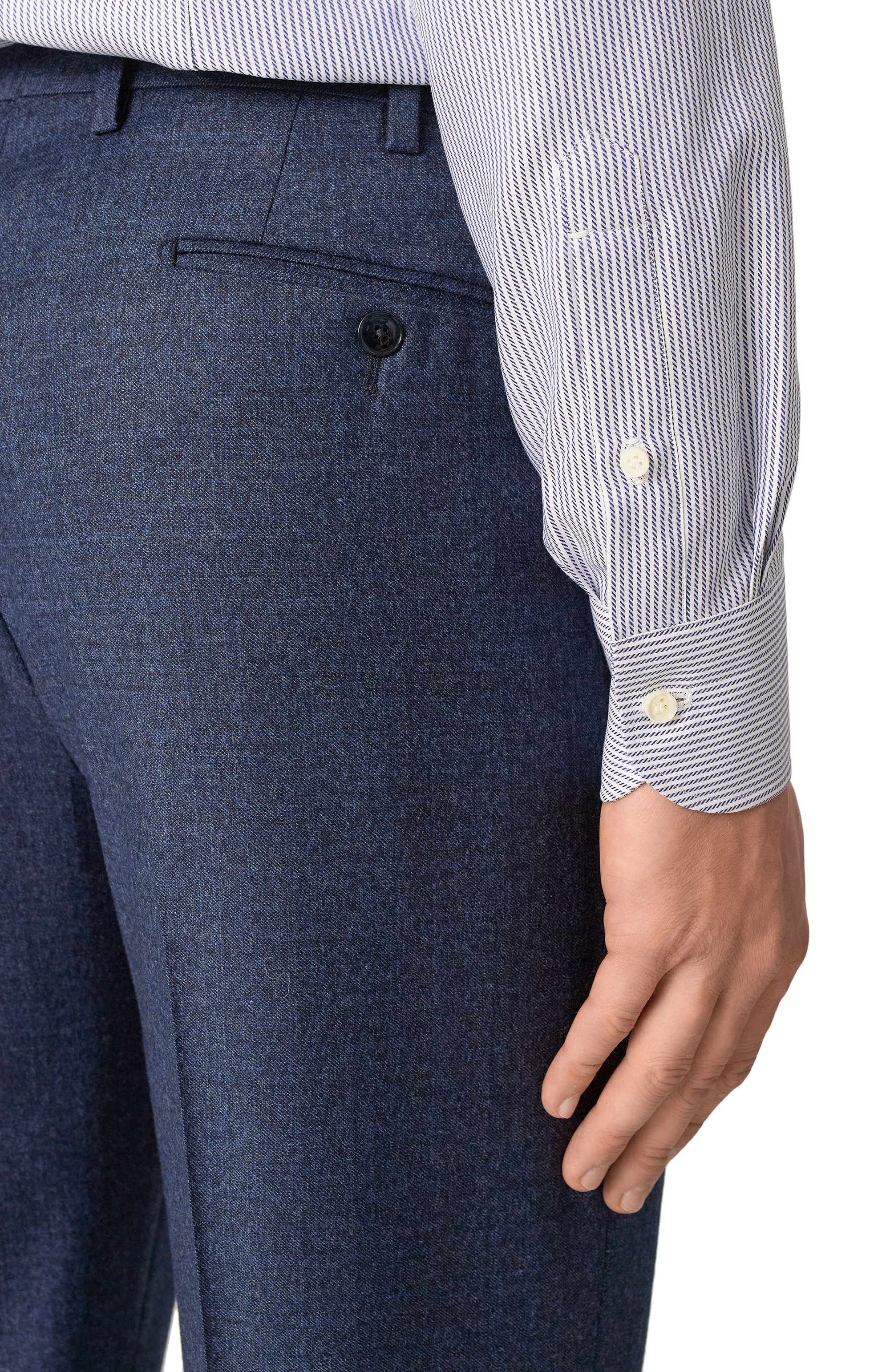 Хлопковая сорочка LUIGI BORRELLI синего цвета по цене 48200 руб., арт. PS30051/ACHILLE/ST/EV1/PC, фото 5 Хлопковая сорочка LUIGI BORRELLI, арт. PS30051/ACHILLE/ST/EV1/PC, фото 5