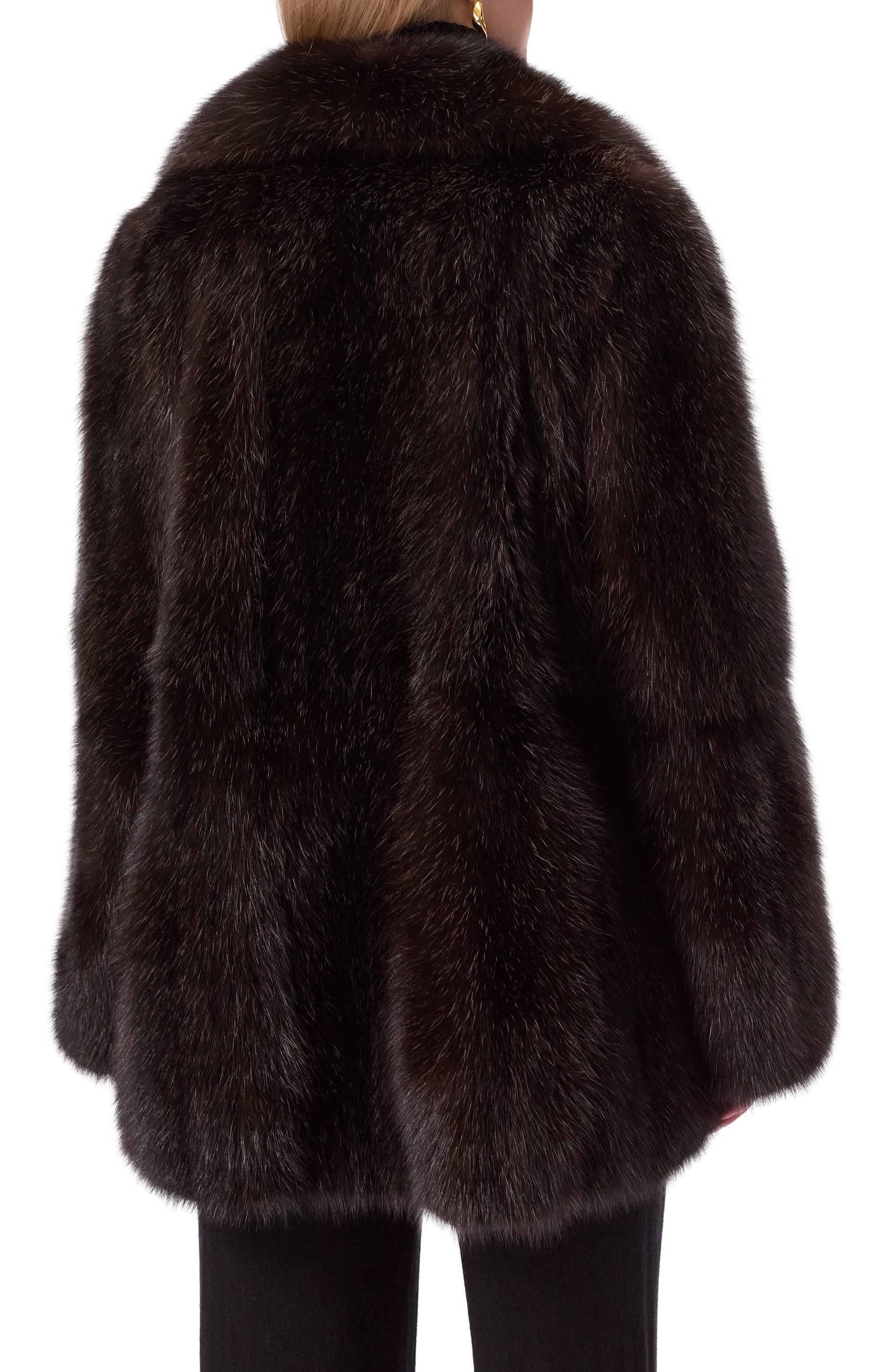 Шуба из соболя MVST, арт. FBKB-1604-1SB/F5507, фото 4