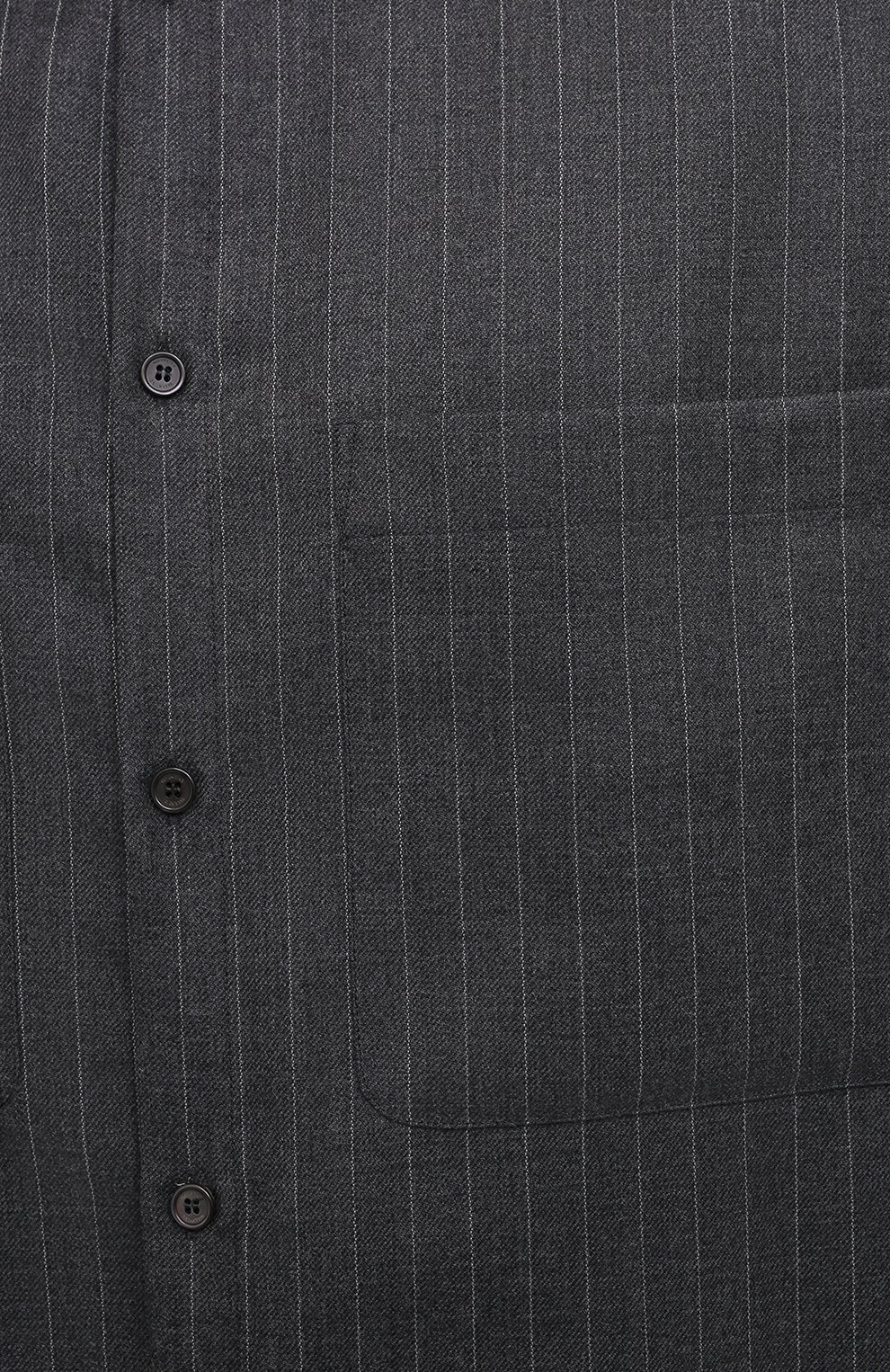 Шерстяная рубашка VALENTINO серого цвета по цене 119500 руб., арт. UV0ABF206QJ, фото 5 Шерстяная рубашка VALENTINO, арт. UV0ABF206QJ, фото 5