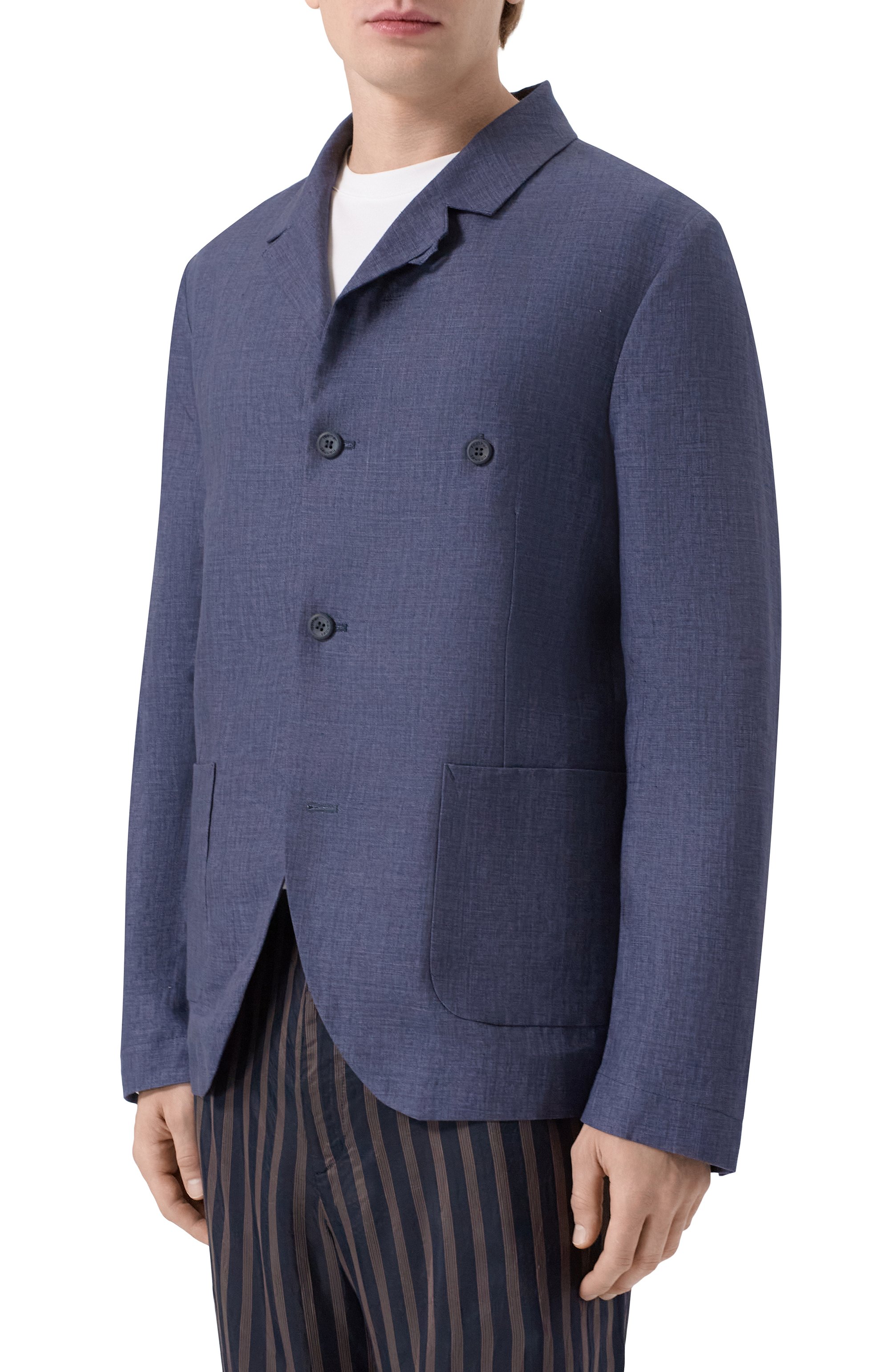 Льняной пиджак HANNES ROETHER, арт. J0P32PE.619, фото 3