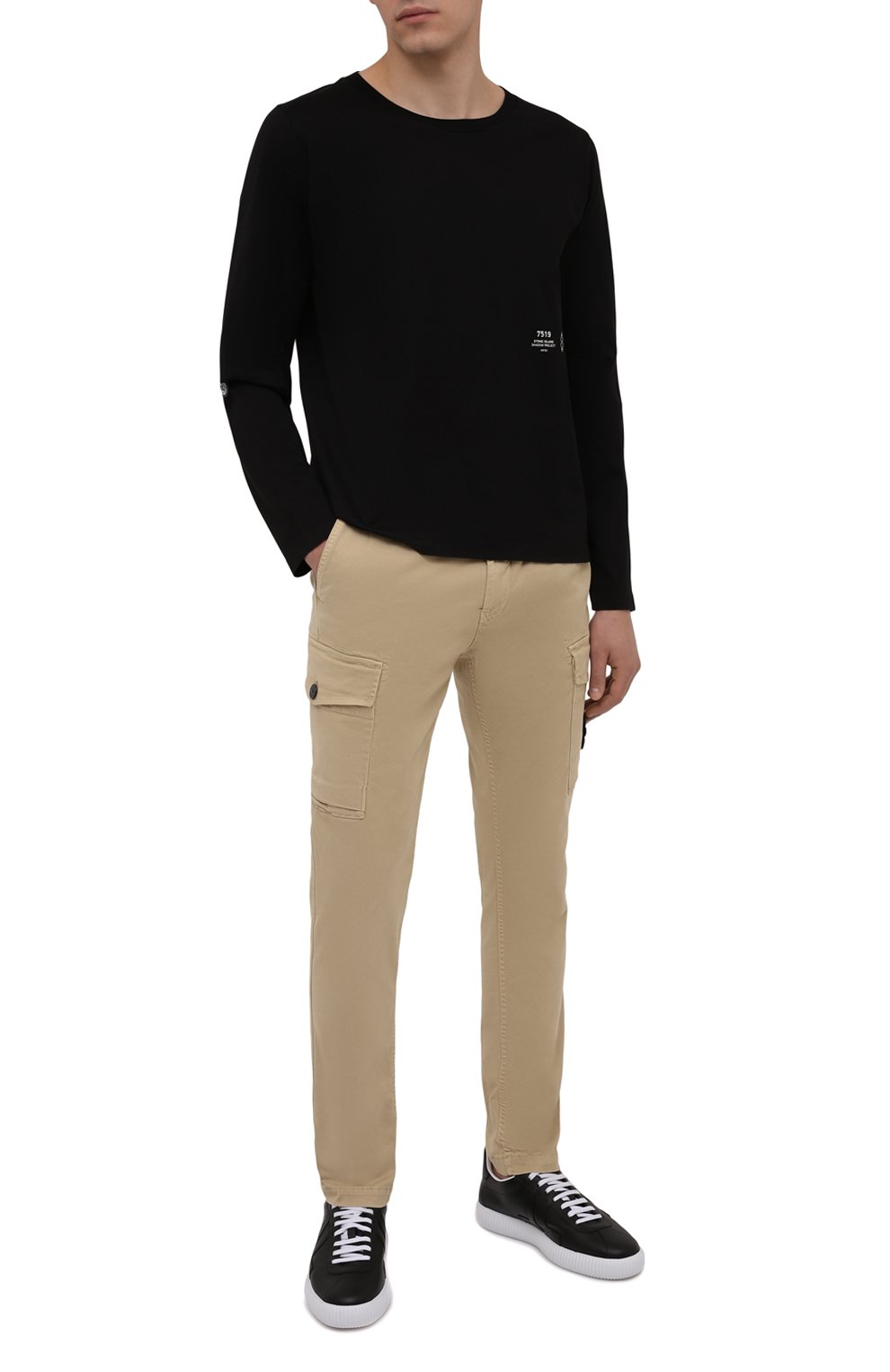 Хлопковый лонгслив STONE ISLAND SHADOW PROJECT, арт. 751920205, фото 2