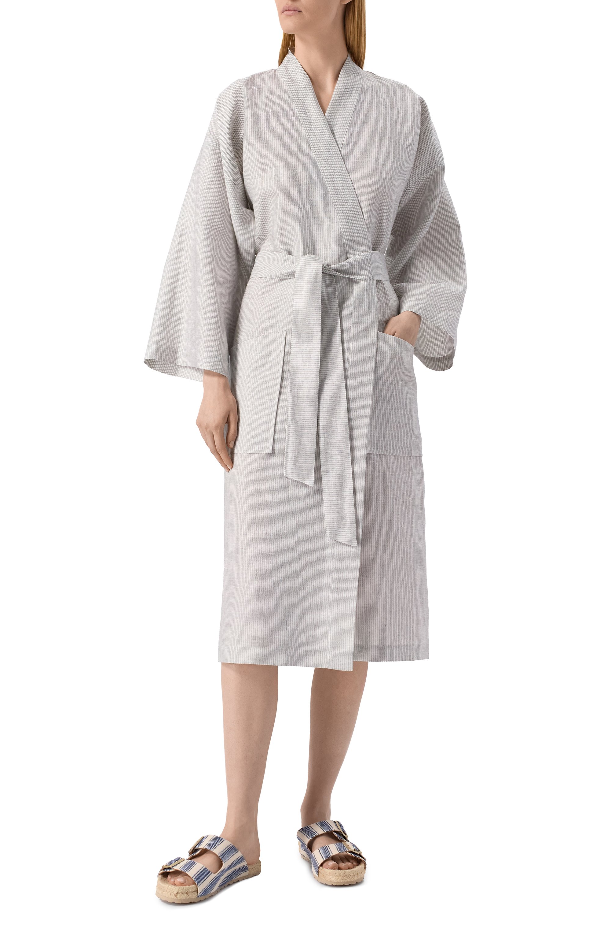 Халат изо льна и хлопка FRETTE, арт. FR6853 R0303 G02S, фото 2