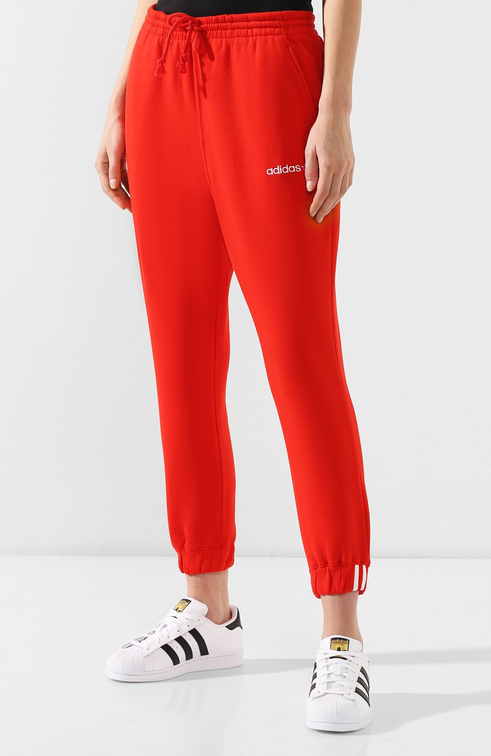 Хлопковые джоггеры ADIDAS ORIGINALS, арт. DU7186, фото 3