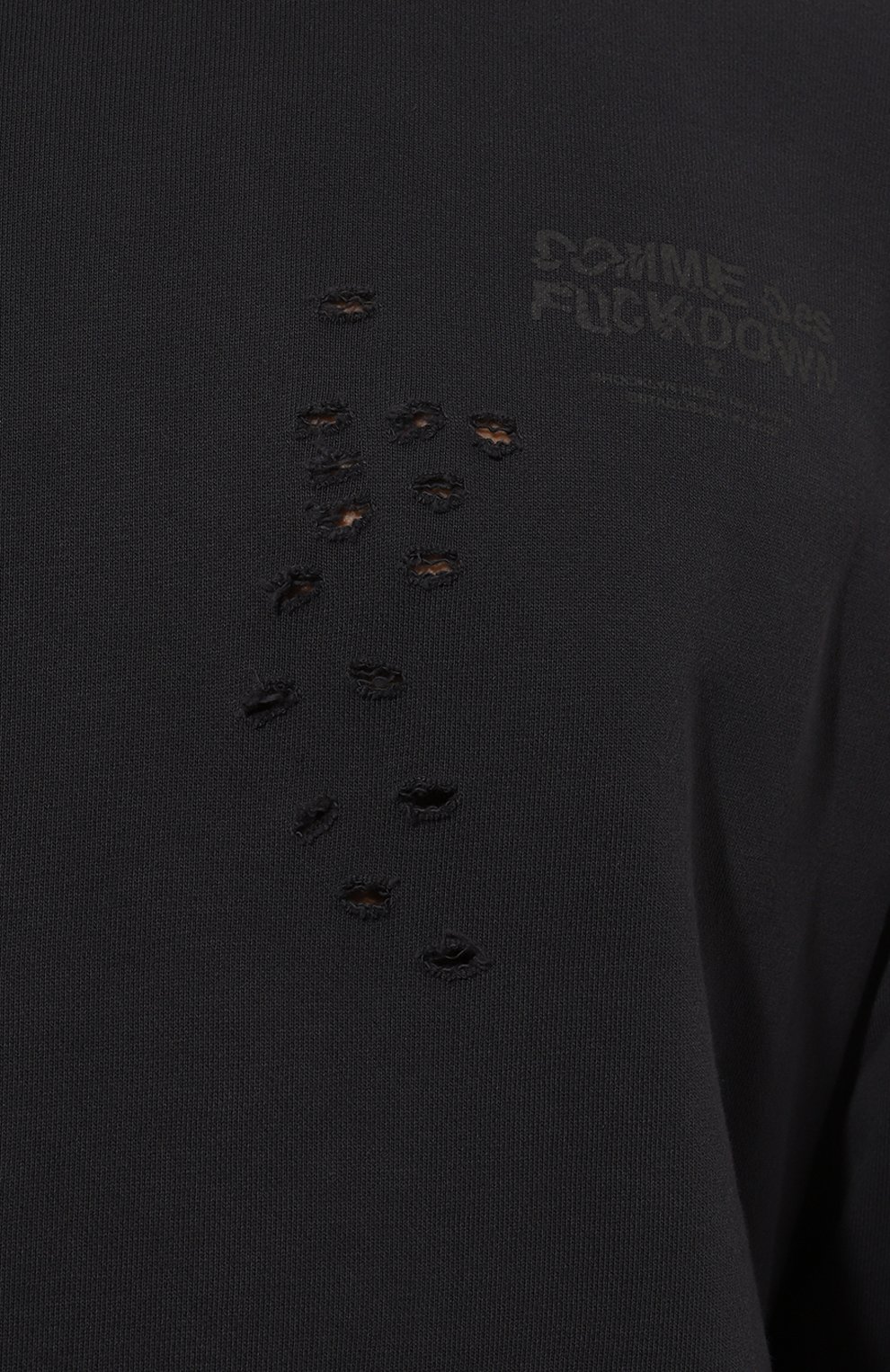 Хлопковое худи COMME DES FUCKDOWN, арт. CFABM01382, фото 5