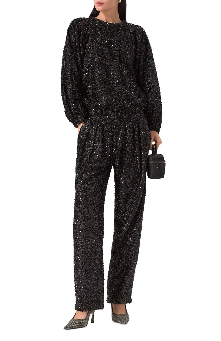 Женские текстильные туфли elsa 90 STELLA MCCARTNEY черного цвета, арт. 810461/E00098 | Фото 2 (Материал внешний: Текстиль; Каблук высота: Высокий; Материал внутренний: Текстиль; Подошва: Плоская; Каблук тип: Шпилька; Женское Кросс-КТ: Слингбэки)