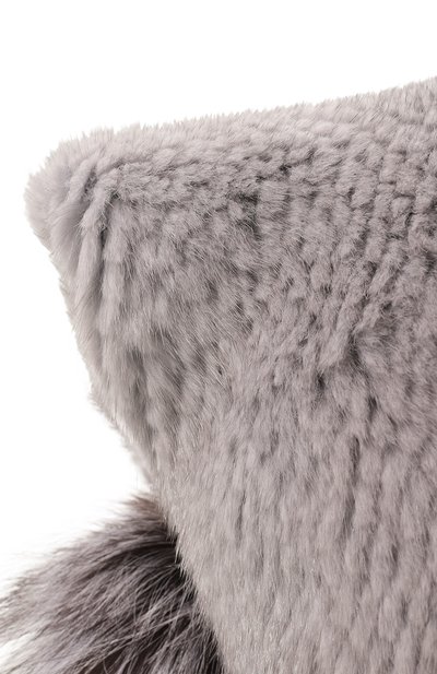 Меховая шапка из норки и лисы VICTORIA KUSENKOVA, арт. 050750036205, фото 4