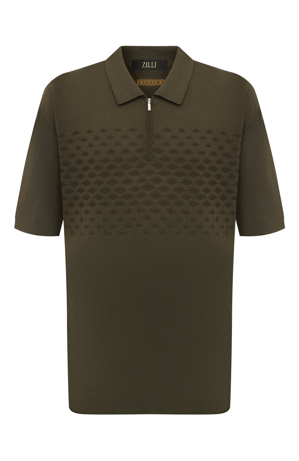 Поло из шелка и хлопка ZILLI, арт. KZP002M0145VVC000_1, фото 1