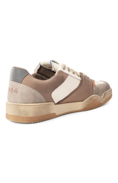 Кожаные кеды spiker DSQUARED2 светло-коричневого цвета по цене 59000 руб., арт. SNM0315/09708189, фото 5 Кожаные кеды spiker DSQUARED2, арт. SNM0315/09708189, фото 5