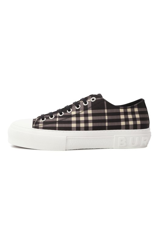 Текстильные кеды Burberry 8107495 Серый  8107495 Фото 4
