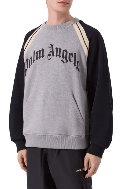 Хлопковый свитшот PALM ANGELS, арт. PMBA08LF25FLE001, фото 3
