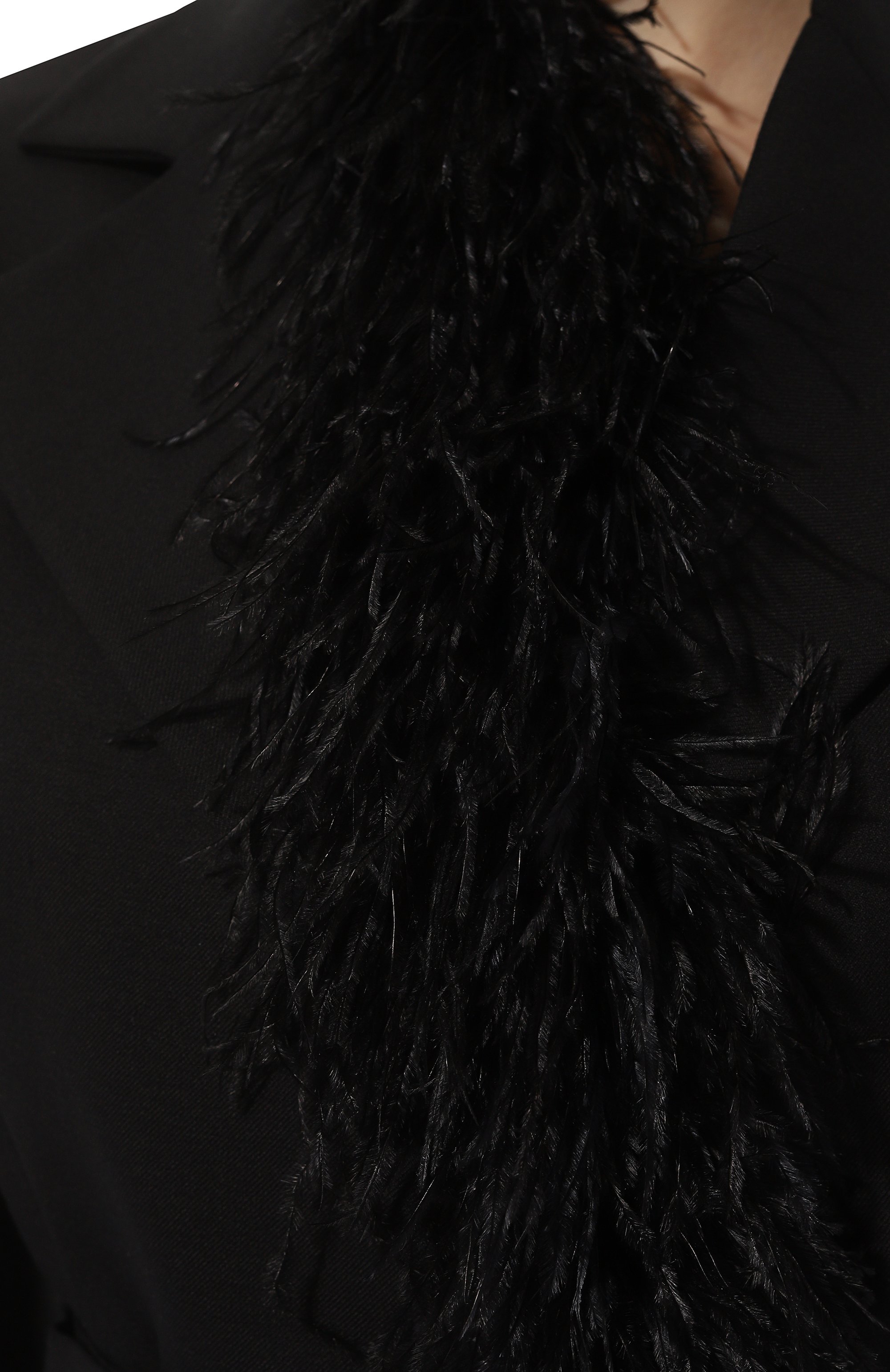 Жакет с отделкой перьями DAVID KOMA, арт. PF24DK28J, фото 5