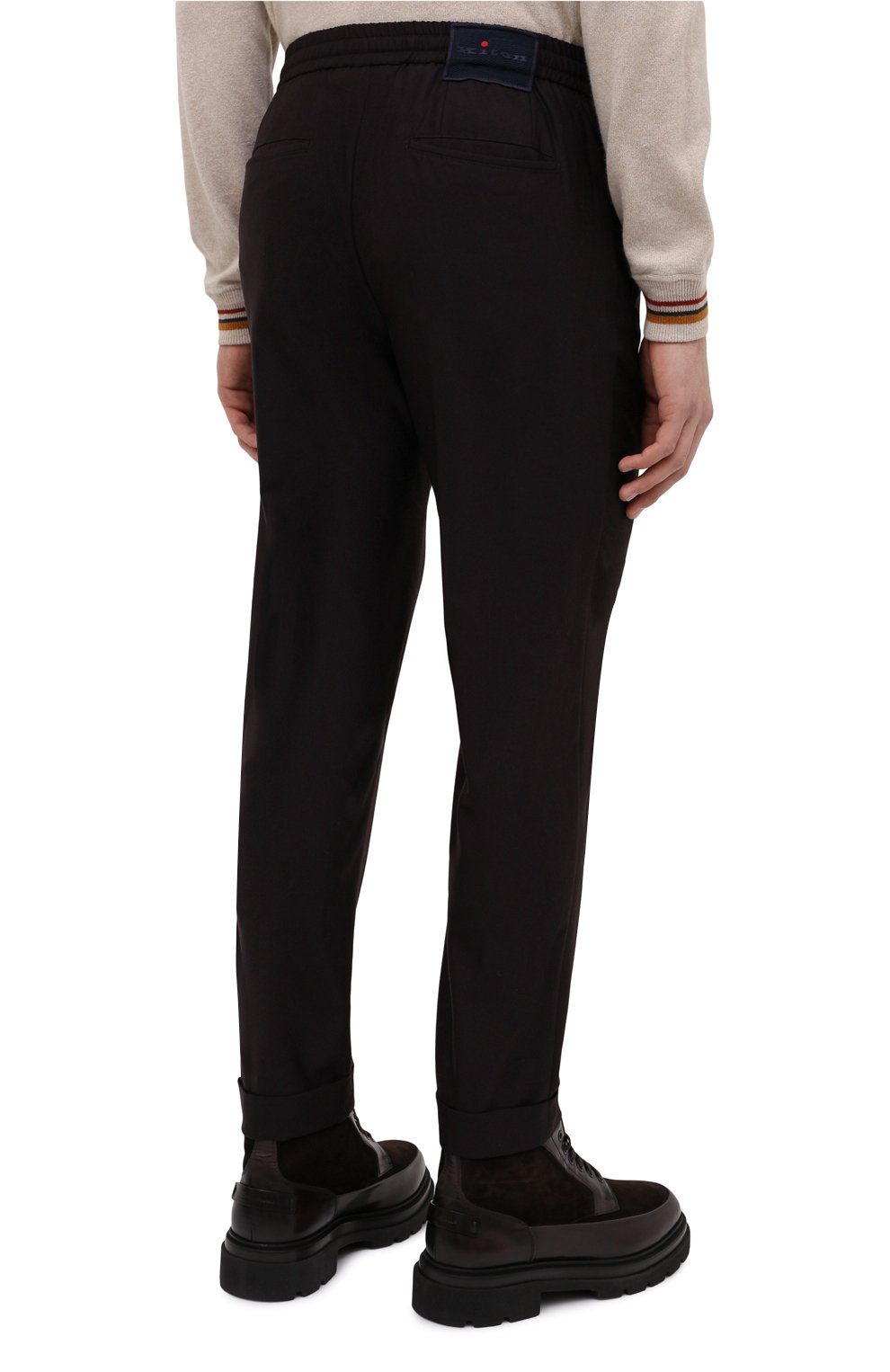 Брюки из кашемира и шерсти викуньи KITON, арт. UFPLACJ0228A/VVIC, фото 4