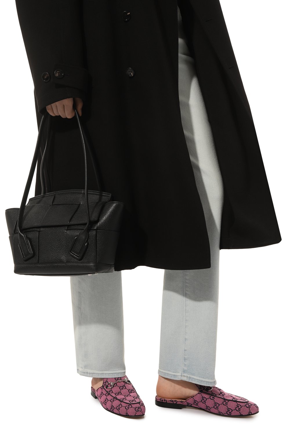 Текстильные сабо princetown gg GUCCI, арт. 663670 9SF10, фото 3