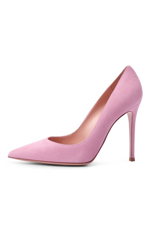 Замшевые туфли Gianvito 105 Gianvito Rossi G28470.15RIC.CAMSUGA Розовый  G28470.15RIC.CAMSUGA Фото 4