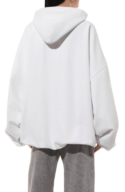 Хлопковое худи VETEMENTS белого цвета по цене 91950 руб., арт. UA66HD640W, фото 4 Хлопковое худи VETEMENTS, арт. UA66HD640W, фото 4