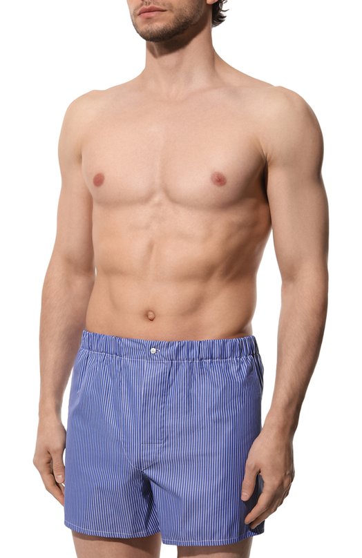 Хлопковые боксеры Stefano Ricci BX005/S2725 Синий  BX005/S2725 Фото 2