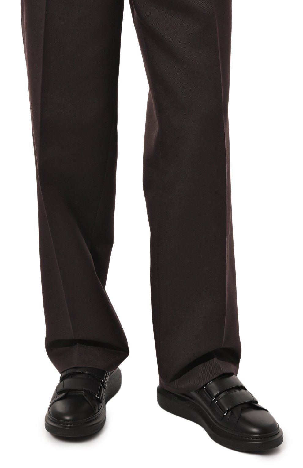 Кожаные кеды oversized ALEXANDER MCQUEEN, арт. 705067/WHGP5, фото 3