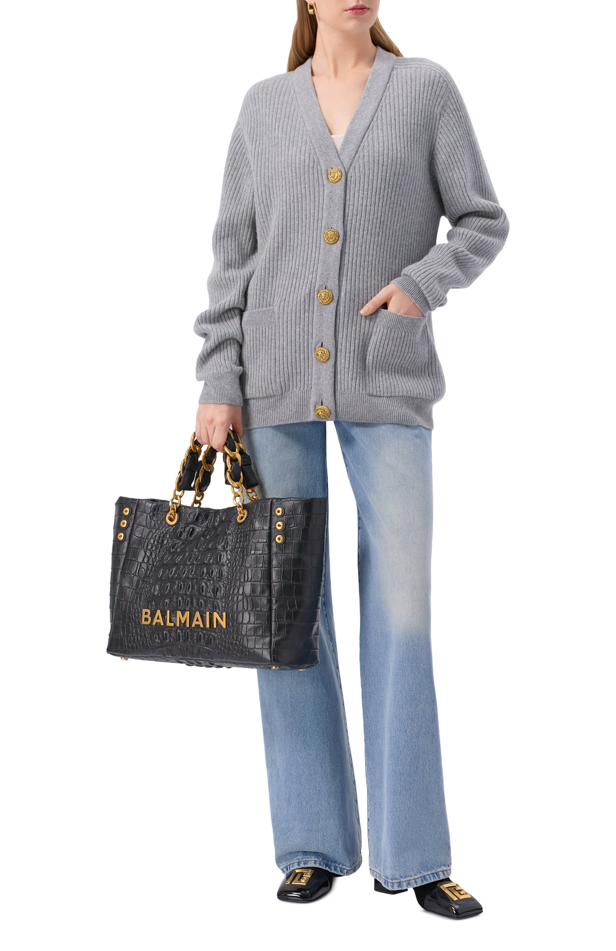 Сумка-тоут 1945 soft BALMAIN, арт. FN0FF827/L0BC, фото 7