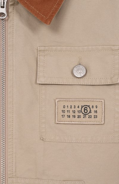 Хлопковая куртка MM6, арт. M60930/MM07D, фото 3