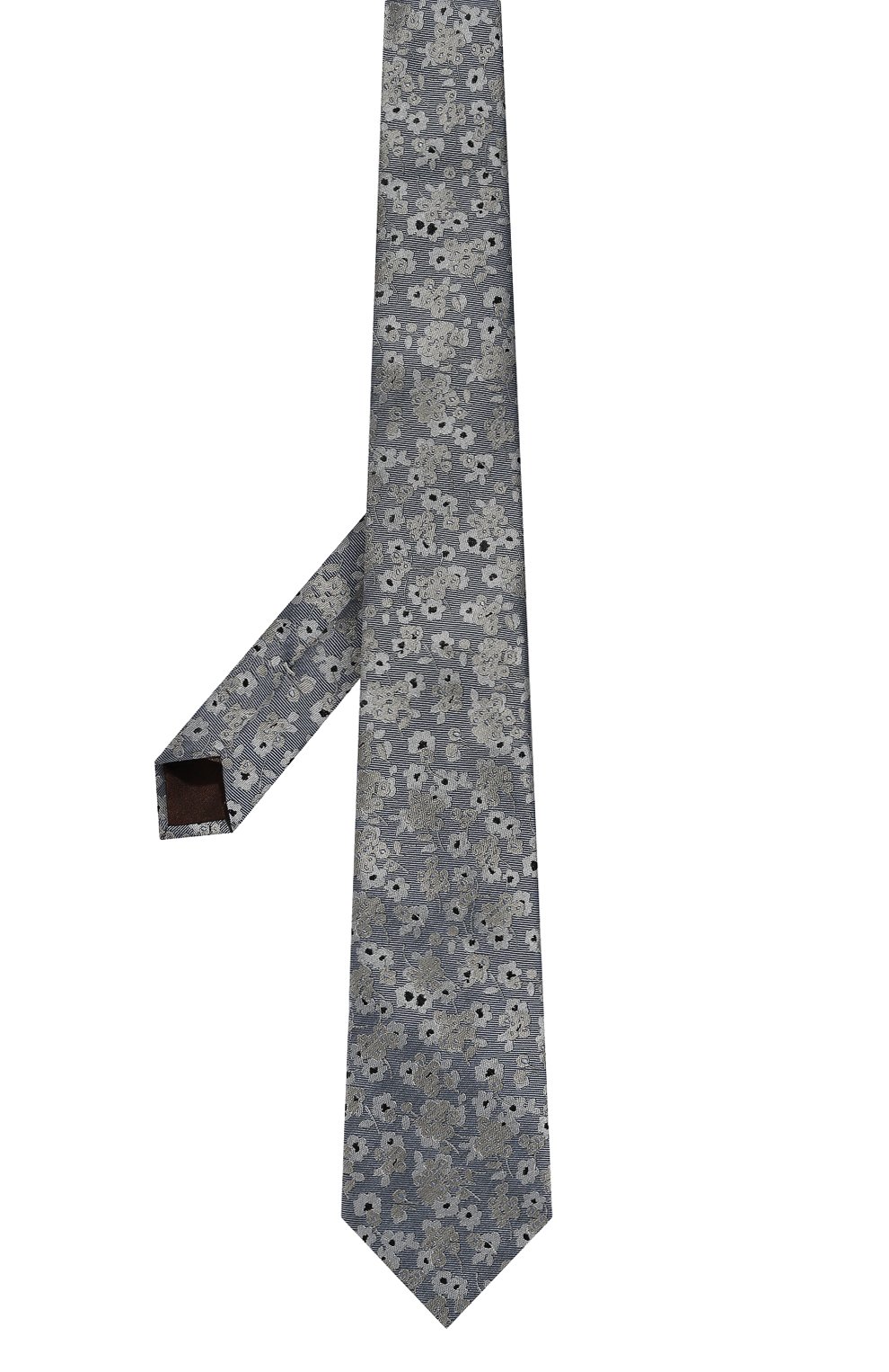 Шелковый галстук CANALI синего цвета по цене 16800 руб., арт. 18/HJ03978, фото 3 Шелковый галстук CANALI, арт. 18/HJ03978, фото 3