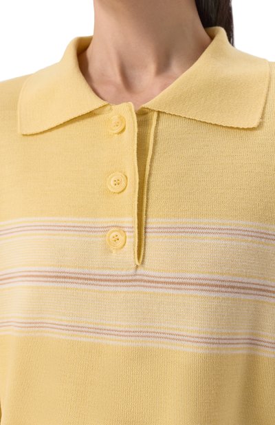 Шерстяное поло LOW CLASSIC, арт. LW251KN05YE, фото 5