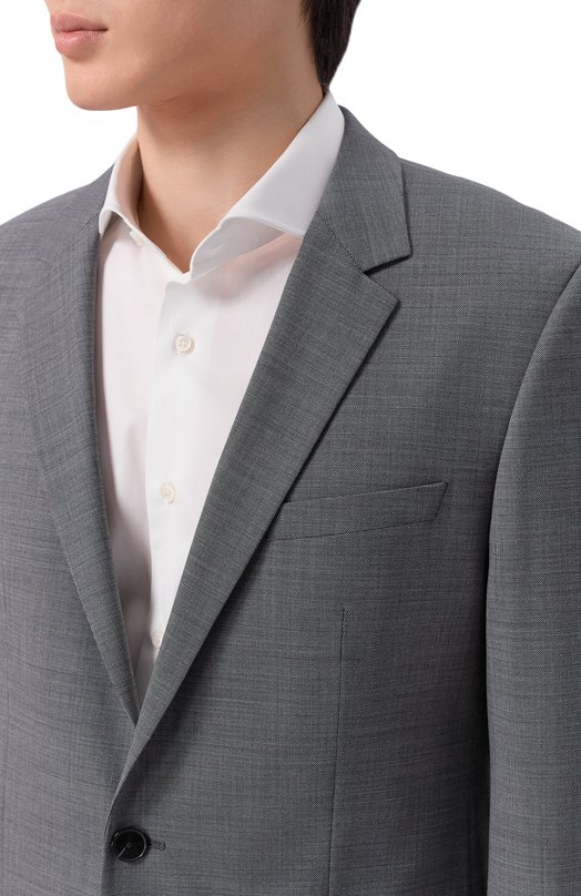 Однобортный пиджак HUGO 50557625 Серый  50557625 Фото 5