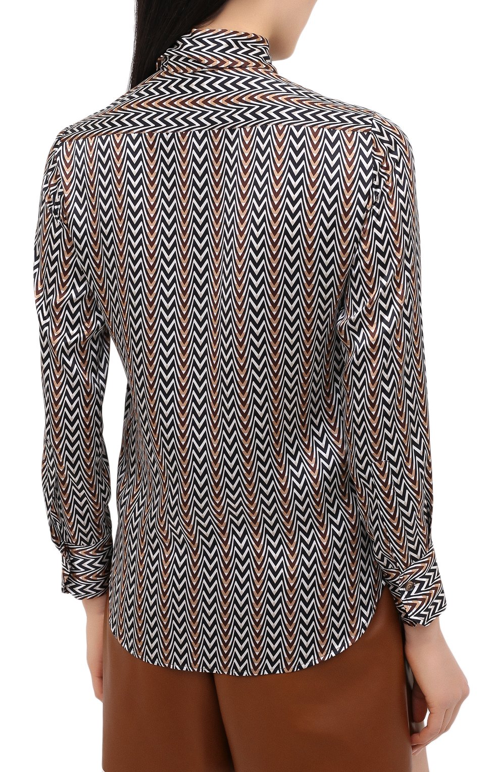Шелковая блузка KITON, арт. D48407K05T58, фото 4