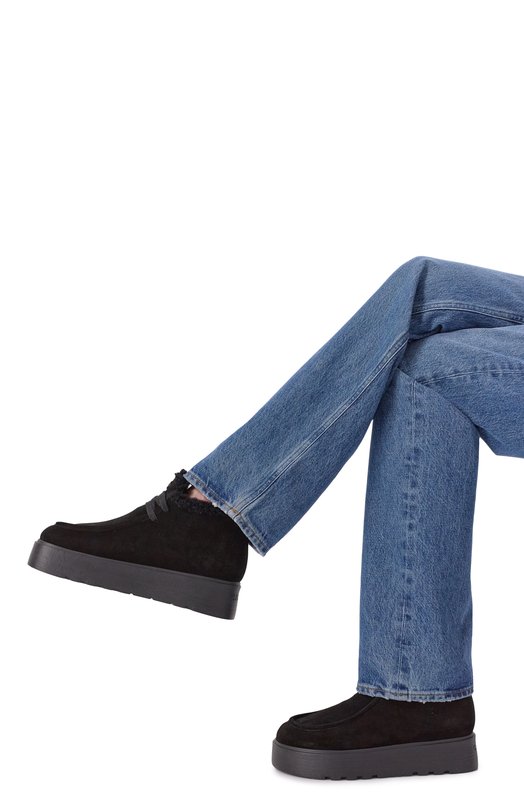 Замшевые ботинки Ale Casadei 2R525A041N/VEL0U Чёрный  2R525A041N/VEL0U Фото 2