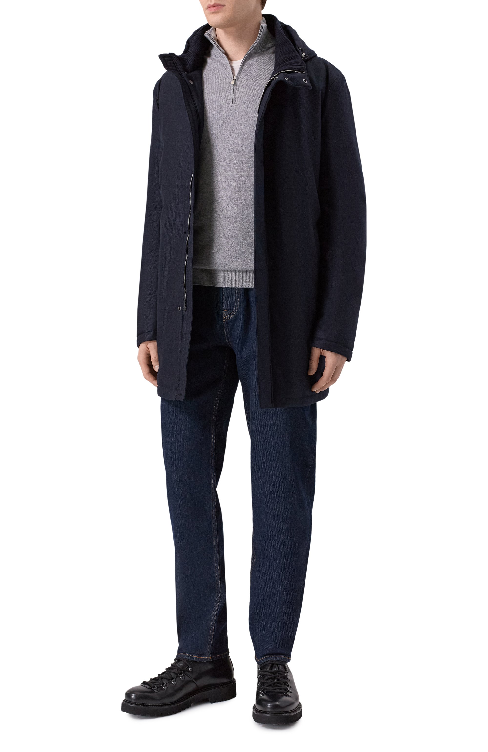 Парка из шерсти и кашемира ANDREA CAMPAGNA, арт. M0D_ASIAG0/321014GQ, фото 2