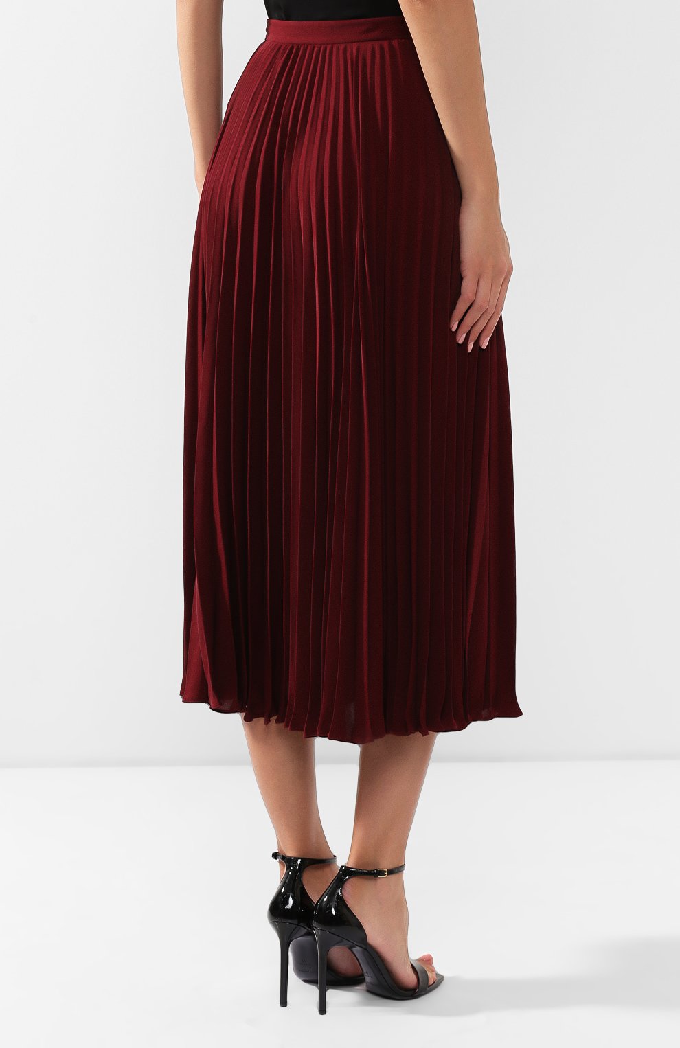 Плиссированная юбка VALENTINO, арт. RB0RA4M51MH, фото 4