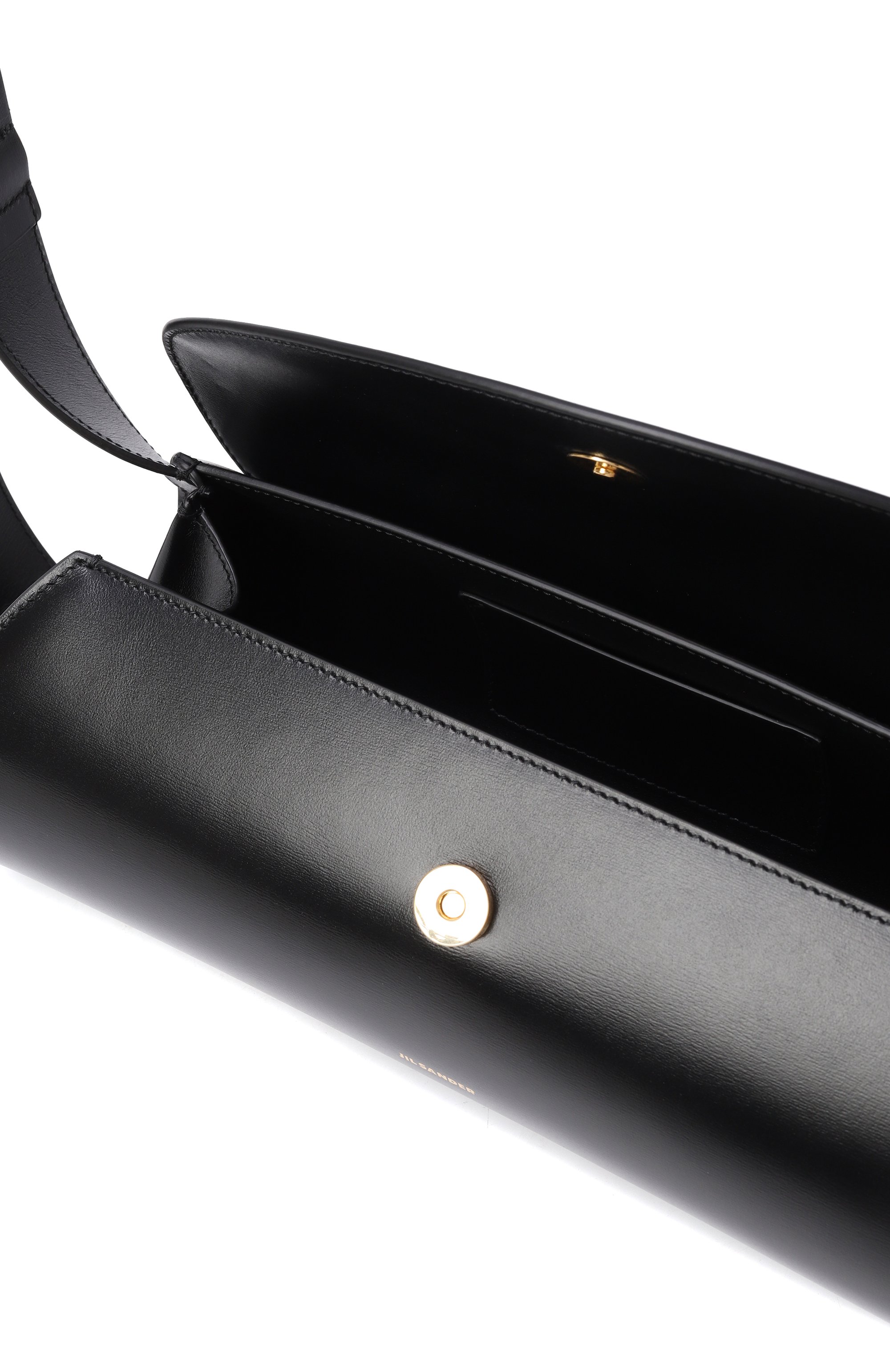 Сумка cannolo grande JIL SANDER черного цвета по цене 196500 руб., арт. J08WD0051/P4840, фото 5 Сумка cannolo grande JIL SANDER, арт. J08WD0051/P4840, фото 5