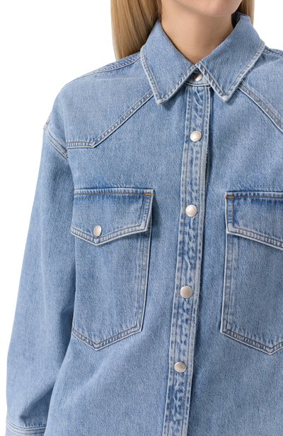 Джинсовая рубашка AGOLDE, арт. A73573018, фото 5