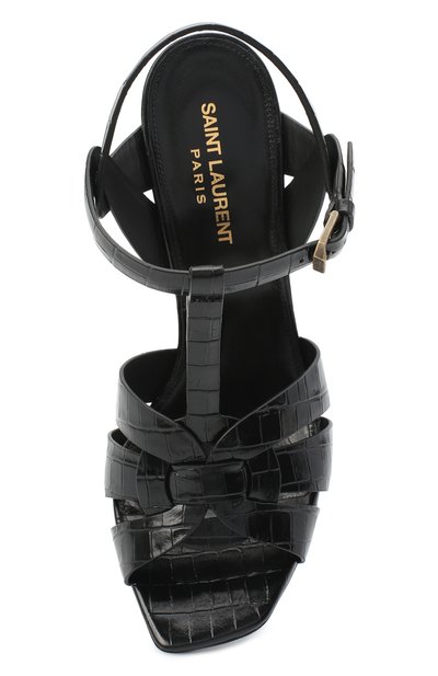 Кожаные босоножки tribute SAINT LAURENT, арт. 620673/1YQ00, фото 5