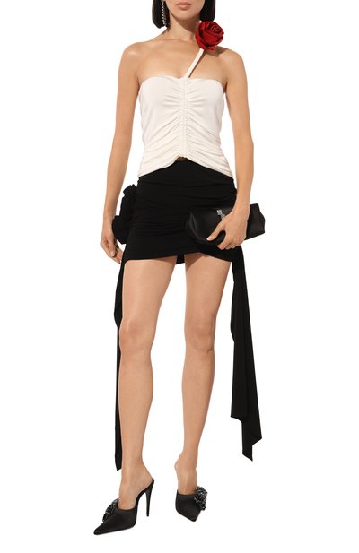 Юбка из вискозы MAGDA BUTRYM черного цвета по цене 146500 руб., арт. 150923, фото 2 Юбка из вискозы MAGDA BUTRYM, арт. 150923, фото 2