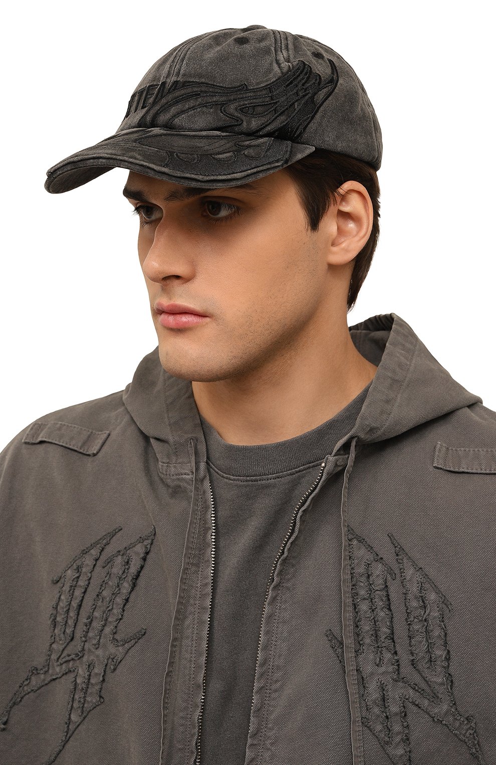 Джинсовая бейсболка VETEMENTS, арт. UE64CA110B, фото 2