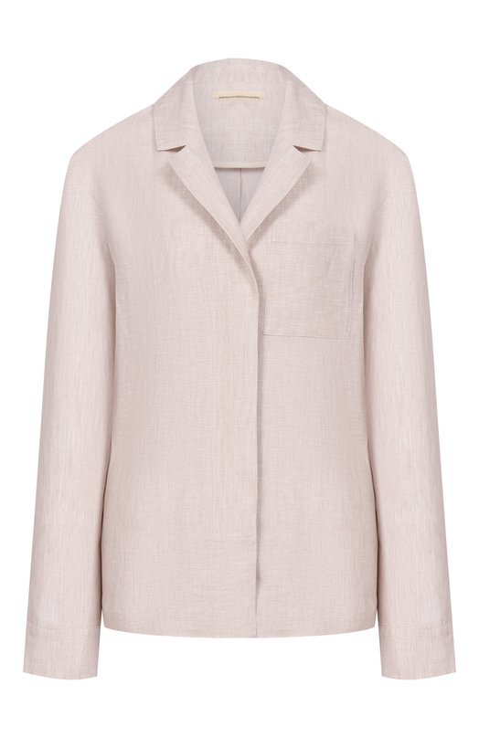 Льняная рубашка 12 STOREEZ 137457 Бежевый 137457