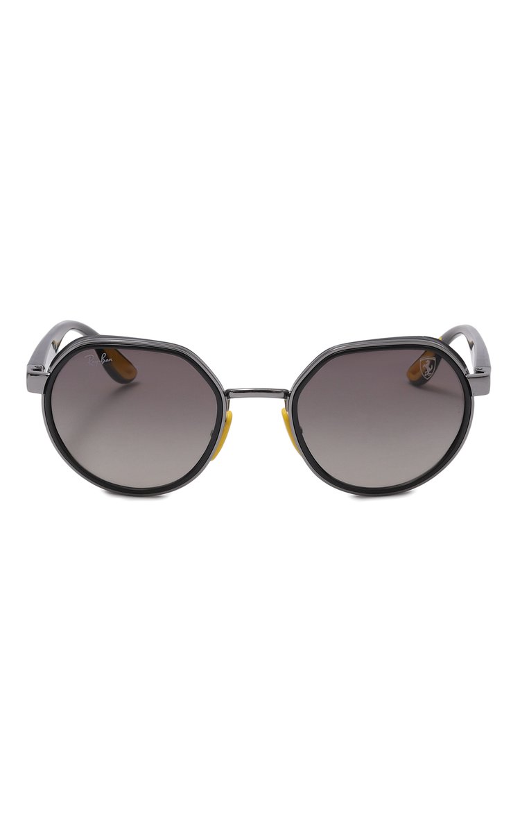 Женские солнцезащитные очки RAY-BAN черного цвета, арт. 3703M-F03011 | Фото 4 (Региональные ограничения белый список (Axapta Mercury): Не проставлено; Нос: Не проставлено; Материал: Пластик, Металл; Тип очков: С/з; Кросс-КТ: С/з-унисекс; Очки форма: Круглые; Оптика Гендер: оптика-унисекс)