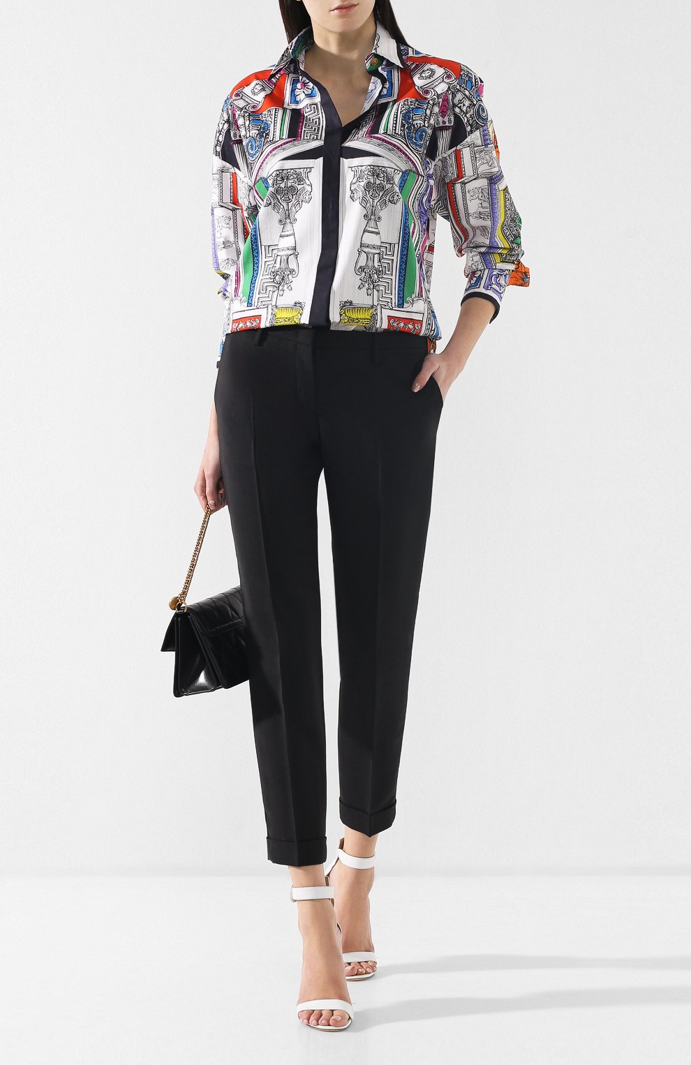 Хлопковая блузка VERSACE, арт. A81694/A228745, фото 2