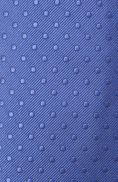 Шелковый галстук LANVIN синего цвета по цене 12600 руб., арт. 2050/TIE, фото 3 Шелковый галстук LANVIN, арт. 2050/TIE, фото 3
