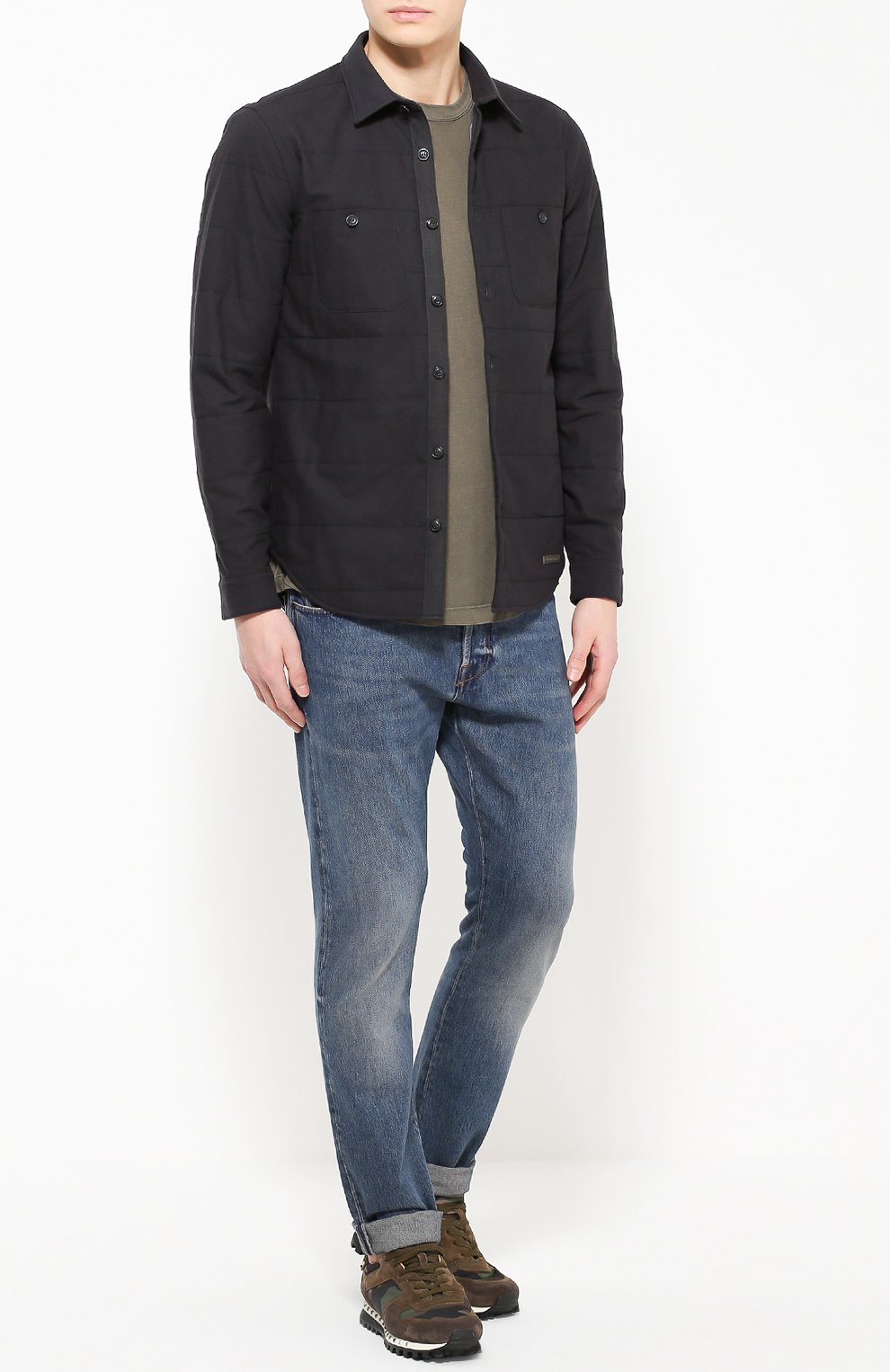 Комбинированные кроссовки rockrunner с камуфляжным принтом VALENTINO, арт. LY0S0952/NYM, фото 2