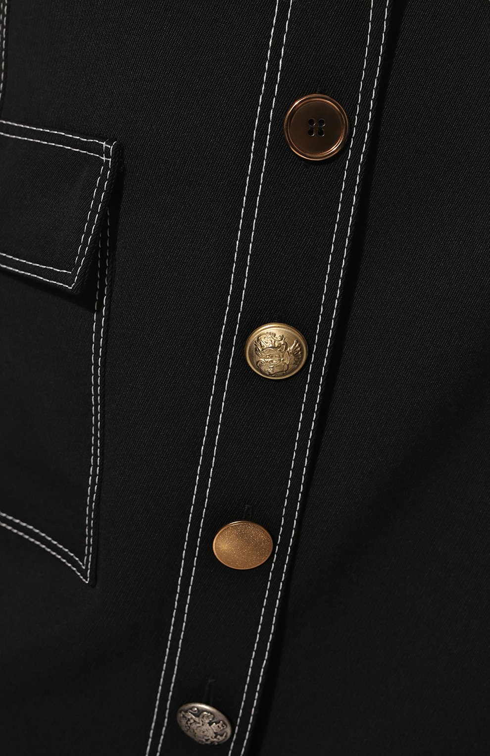 Шерстяная юбка ALEXANDER MCQUEEN, арт. 685464/QJACH, фото 5