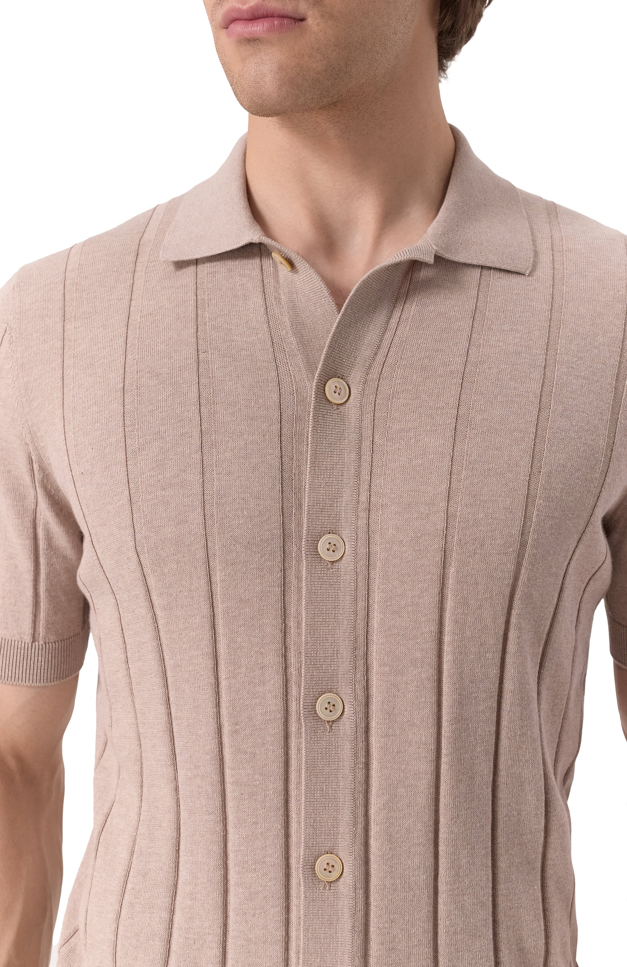 Хлопковая рубашка GRAN SASSO, арт. 57143/20634, фото 5