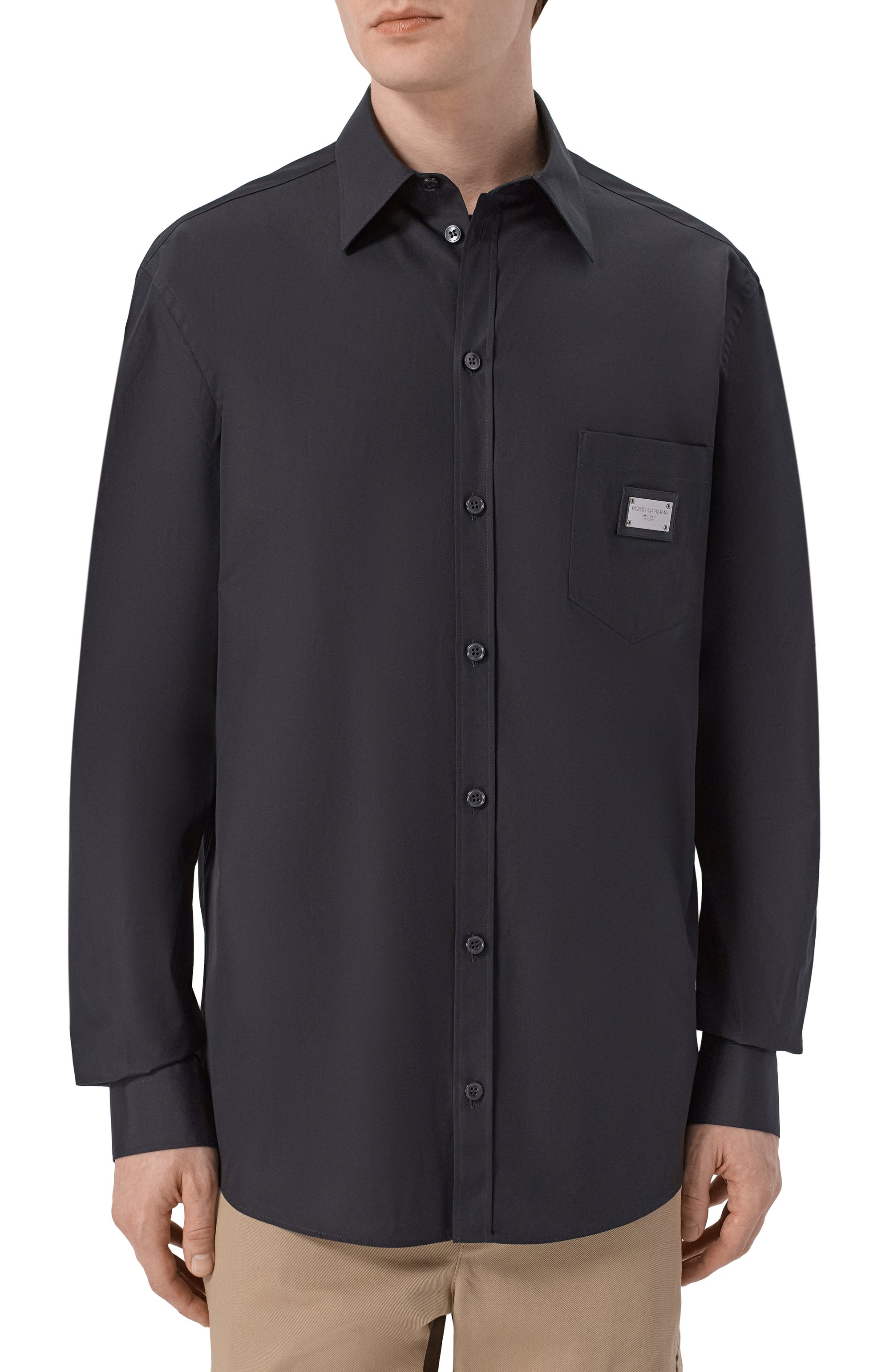 Хлопковая рубашка DOLCE & GABBANA, а рт. G5JG4T/GK006, фото 3