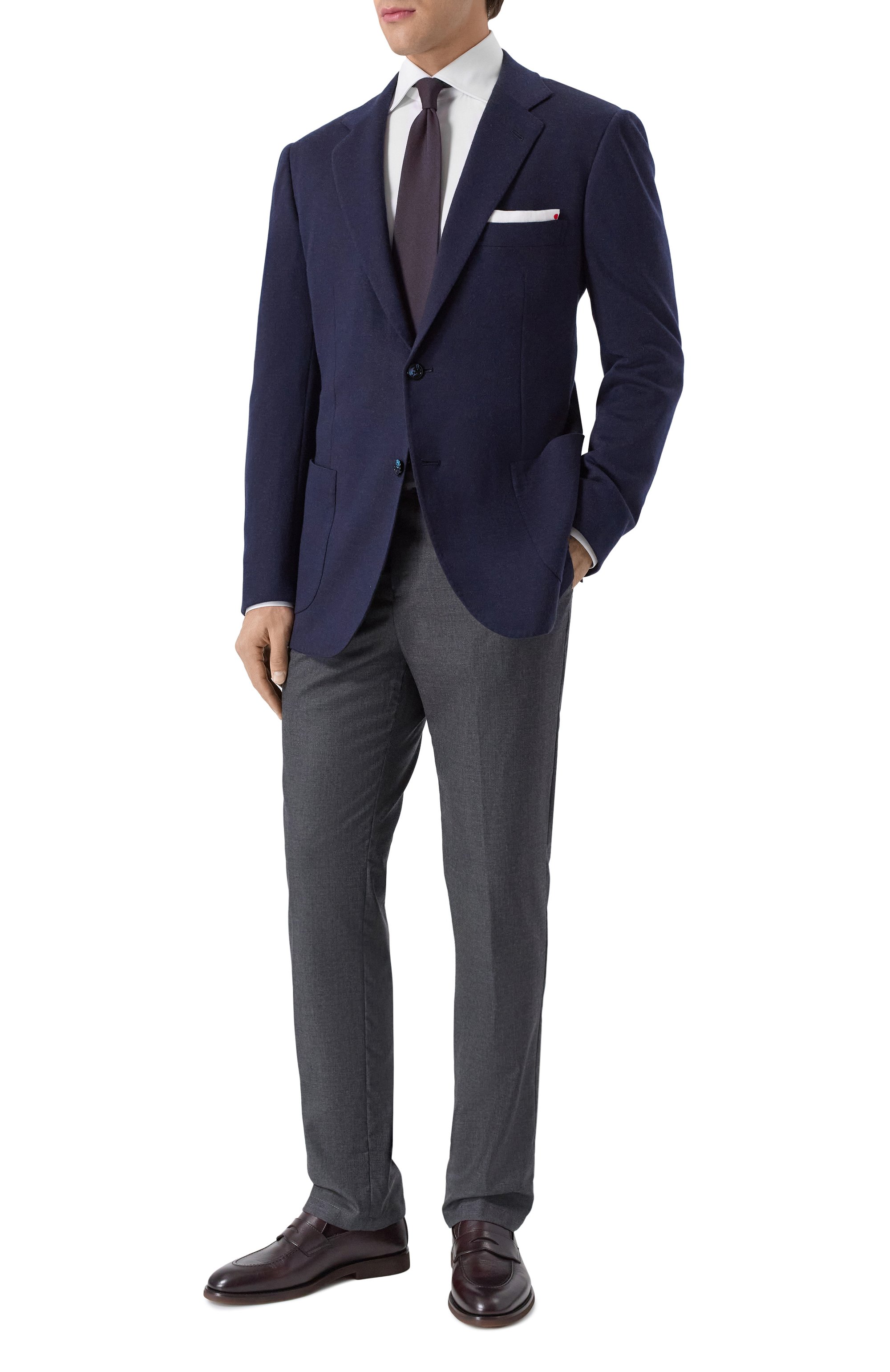 Хлопковая сорочка KITON, арт. UCCH0943201, фото 2