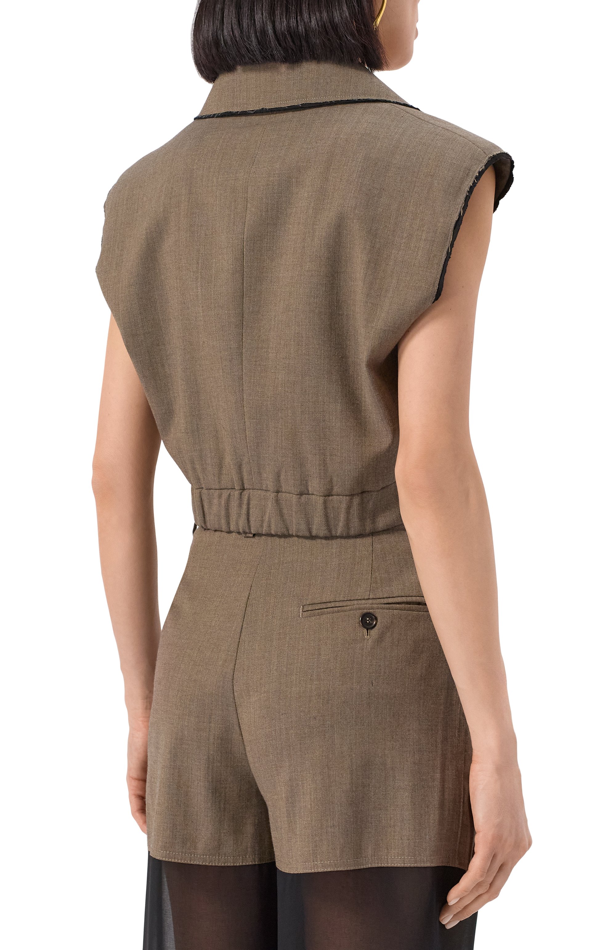 Жилет из шерсти и хлопка PINKO, арт. 104755/A2BQ, фото 4