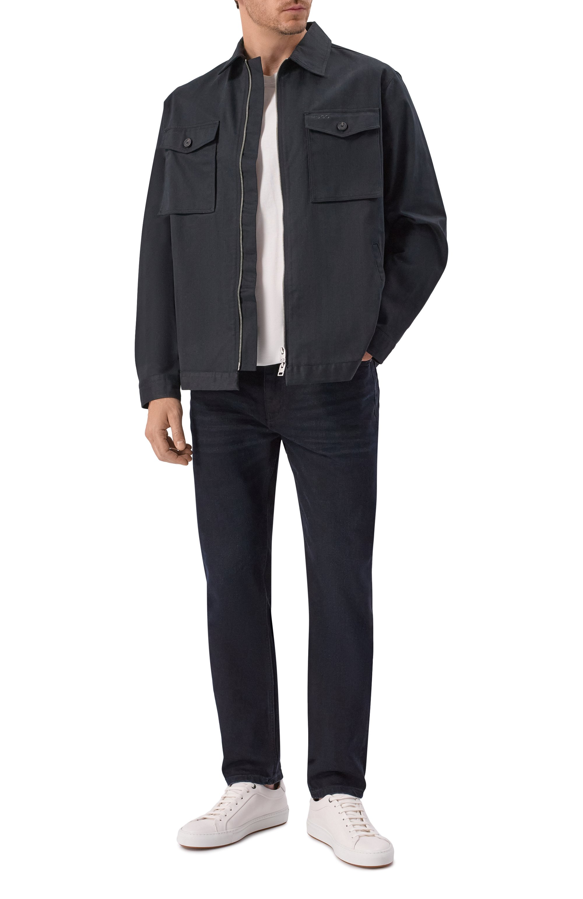 Хлопковая футболка DIRK BIKKEMBERGS белого цвета по цене 5295 руб., арт. BMT1305, фото 2 Хлопковая футболка DIRK BIKKEMBERGS, арт. BMT1305, фото 2