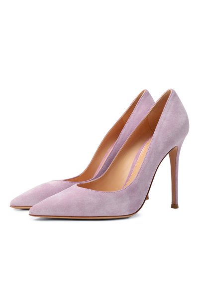 Женские замшевые туфли gianvito 105 GIANVITO ROSSI, арт. G28470.15RIC.CAMLILE