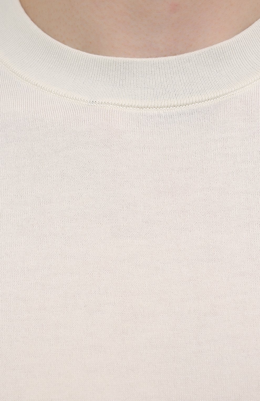 Хлопковый джемпер FIORONI кремового цвета по цене 41300 руб., арт. MK20260A2, фото 5 Хлопковый джемпер FIORONI, арт. MK20260A2, фото 5