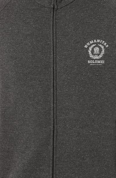 Толстовка из хлопка и шелка BRUNELLO CUCINELLI, арт. MTU22B2224, фото 5