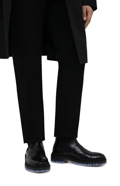 Кожаные челси boaz JIMMY CHOO черного цвета по цене 86750 руб., арт. B0AZ/XXC, фото 3 Кожаные челси boaz JIMMY CHOO, арт. B0AZ/XXC, фото 3